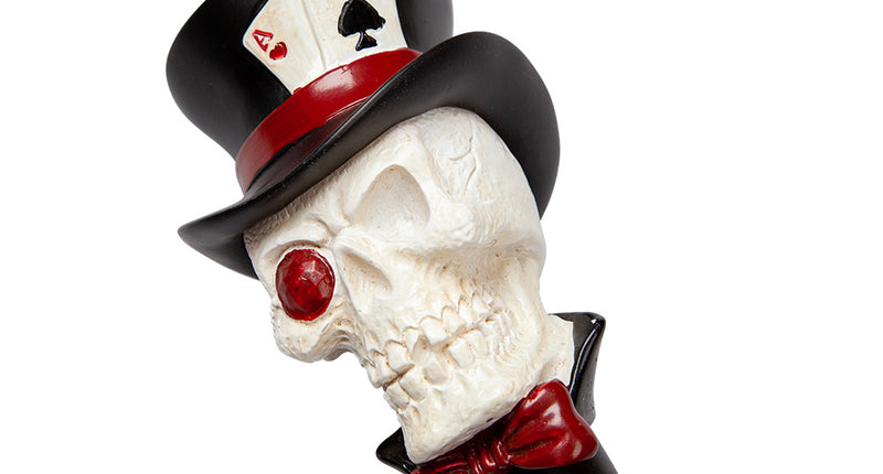 Wicked Costumes Stoere scepter pokerskelet 88cm