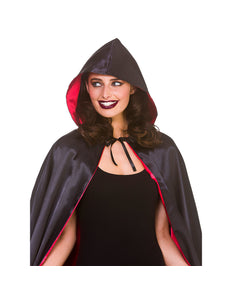 Wicked Costumes Vampieren cape met muts super de luxe 140cm