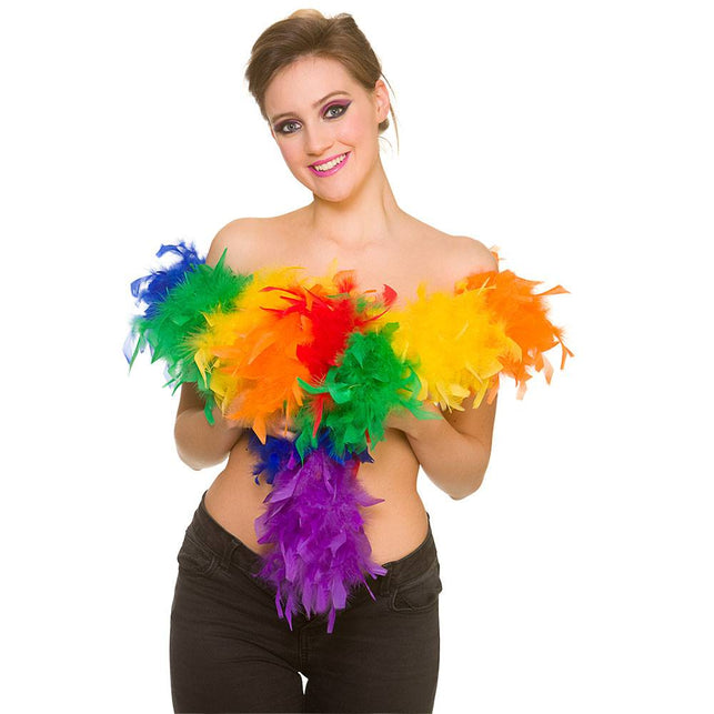 Wicked Costumes Veren regenboog boa