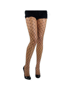 Wicked Costumes Visnet panty grove maas in zwart