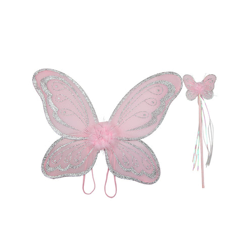 Wicked Costumes Vleugels en staf fee Fay