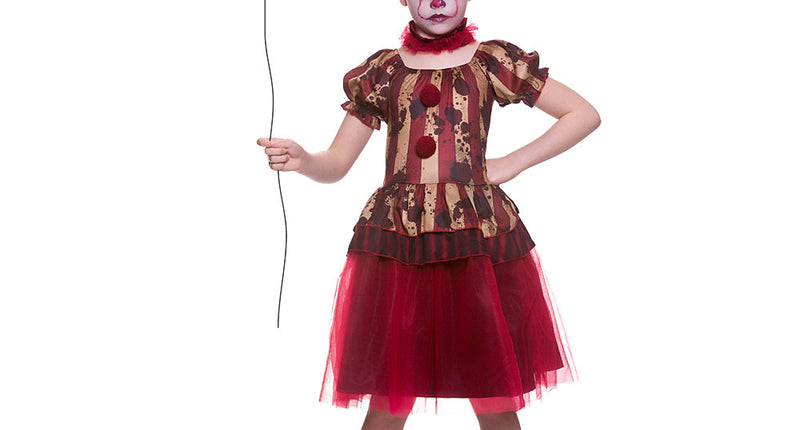 Wicked Costumes Zombie circus clown kostuum meiden