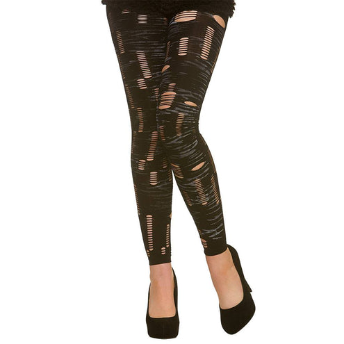Wicked Costumes Zombie legging met gaten