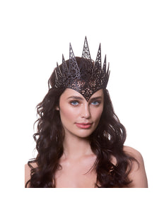 Wicked Costumes Zwarte fantasie kroon Malou