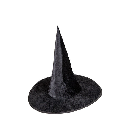 Wicked Costumes Zwarte heksenhoed fluweel