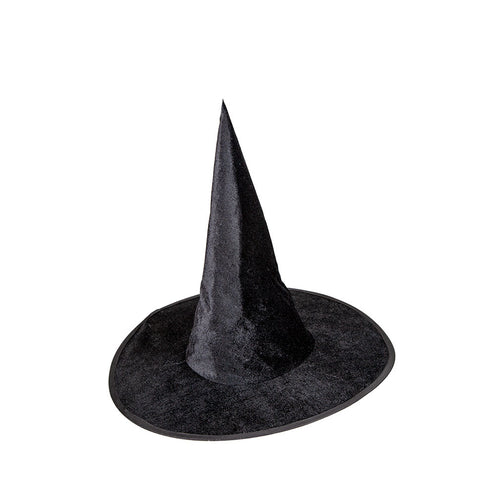 Wicked Costumes Zwarte heksenhoed fluweel