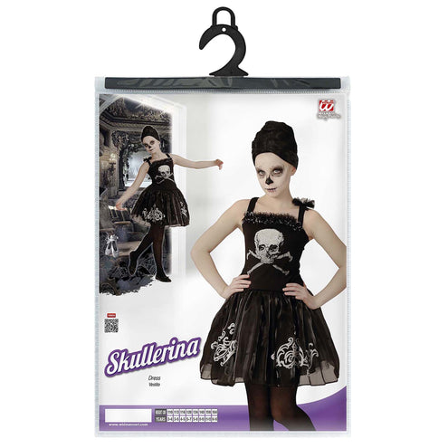 Widmann SRL Ballerina jurk met schedels