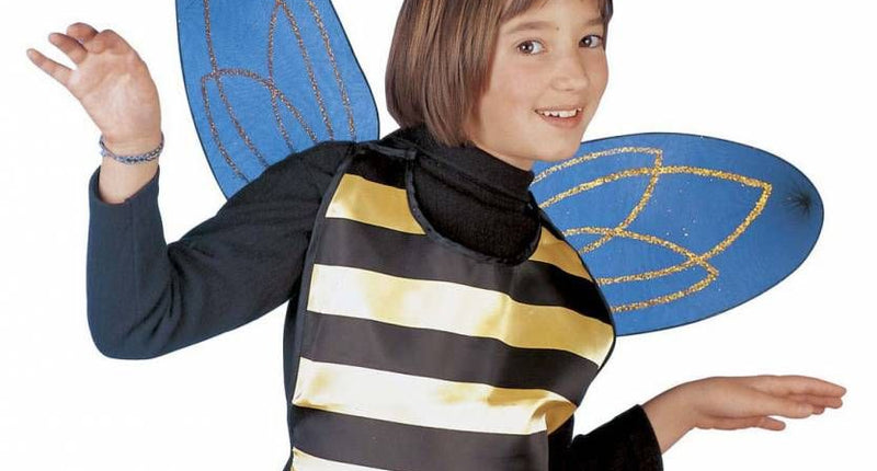 Widmann SRL Bijen vleugels en voelsprieten blauw kind