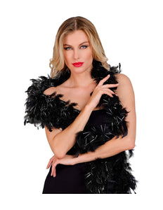 Widmann SRL Boa Joyce zwart zilver 180cm