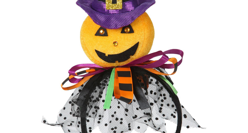 Widmann SRL Diadeem pompoen met heksenmuts luxe