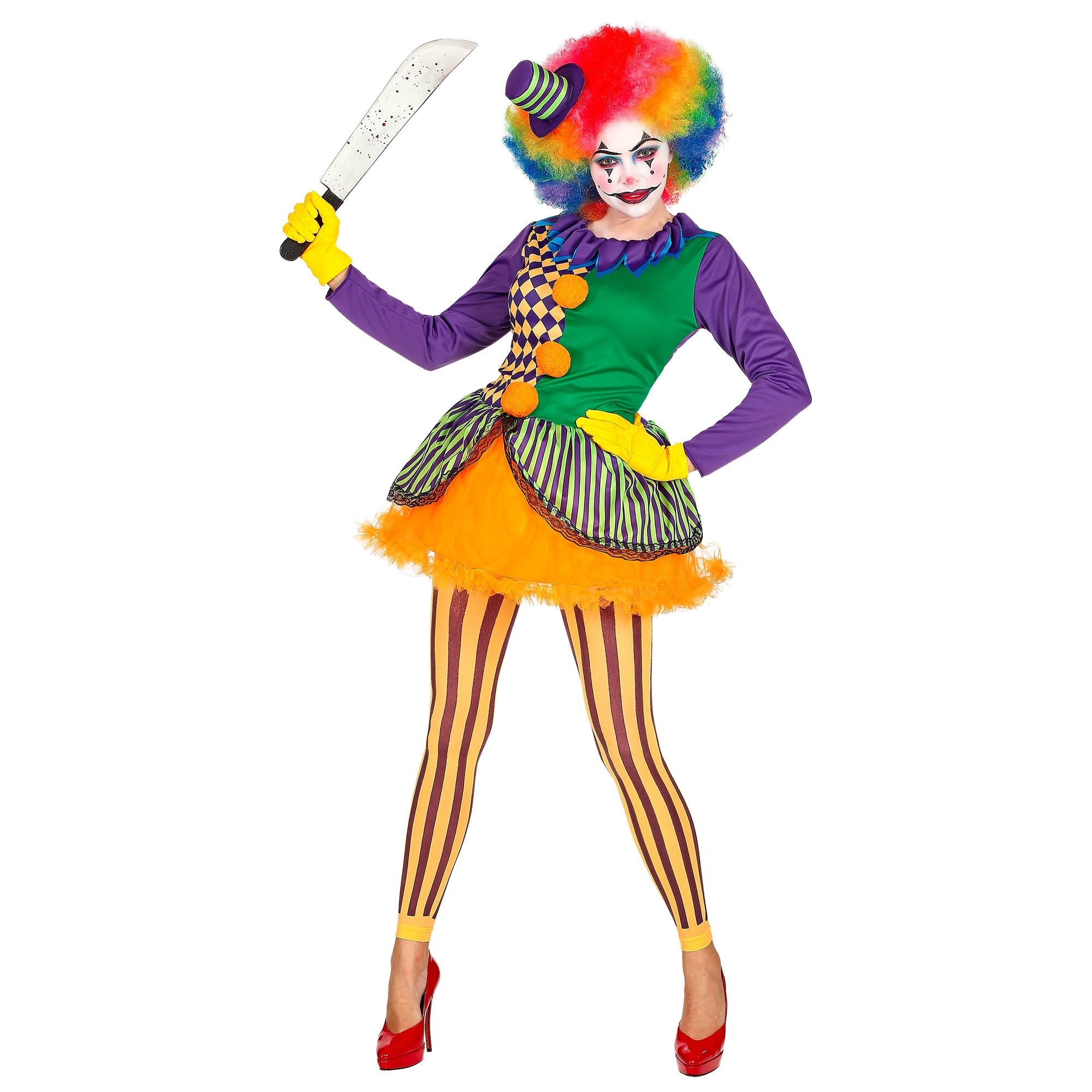 Duivels joker jurkje dames Verleidelijke carnavalsoutfit
