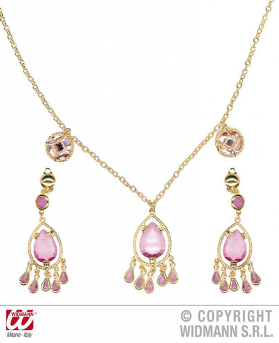 Widmann SRL Haremdanseres ketting en oorbellen