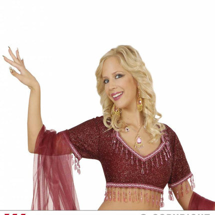 Widmann SRL Haremdanseres ketting en oorbellen