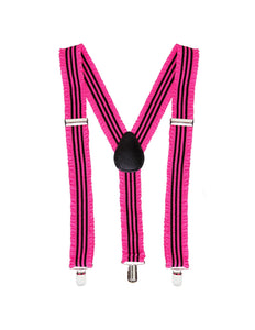 Widmann SRL Neon roze bretels met ruche