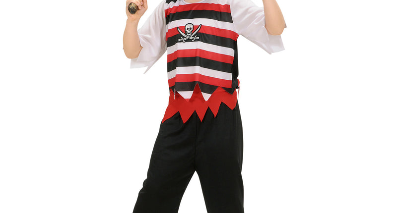 Widmann SRL Piratenpak John kinderen 140cm