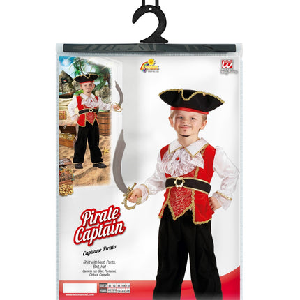 Widmann SRL Piratenpak Peter kind 98cm