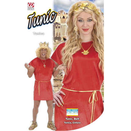 Widmann SRL Romeins jurkje rood Medium