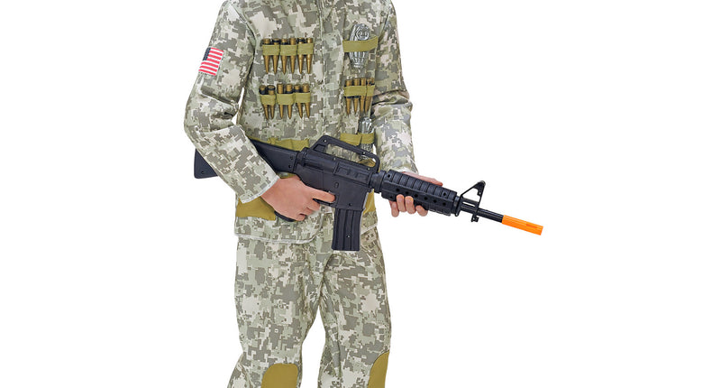 Widmann SRL Soldaten pak Stef kinderen 140cm