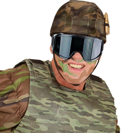 Widmann SRL Swat of Ski bril zwart Damian