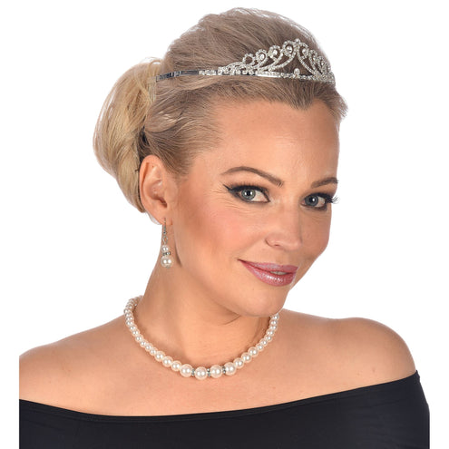 Widmann SRL Tiara met strass steentjes