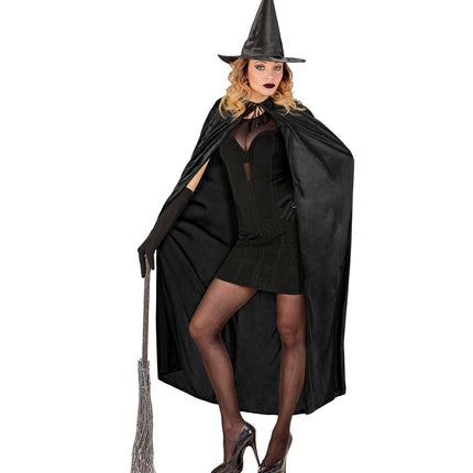 Widmann SRL Zwarte Cape 136Cm