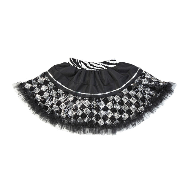 Widmann SRL Zwarte tutu pailletten petticoat