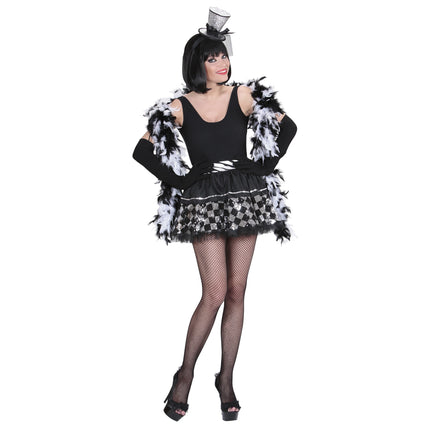 Widmann SRL Zwarte tutu pailletten petticoat