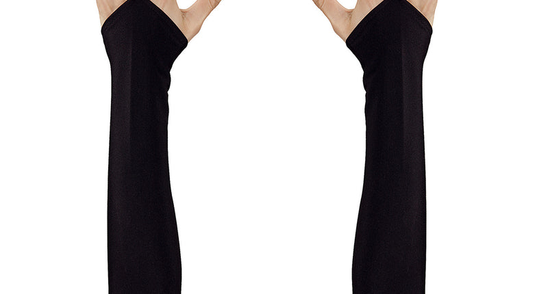 Widmann SRL Zwarte vingerloze handschoenen